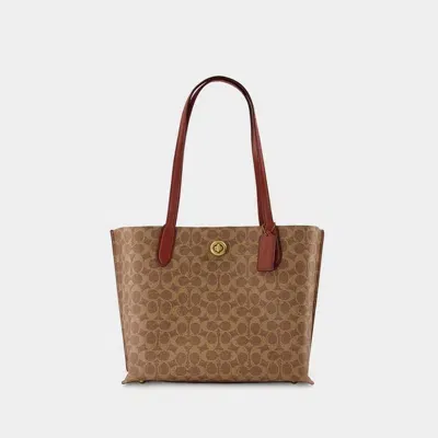 Coach Willow Tote Bag In Brown