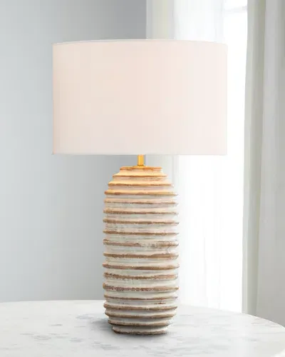 Coastal Living By Regina Andrew Carmel Wood Table Lamp In Whitened Birch