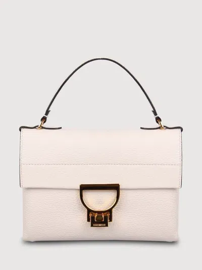 Coccinelle Arlettis Small Shoulder Bag In White