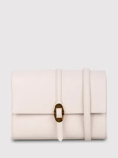 Coccinelle Dorian Leather Crossbody Bag In White