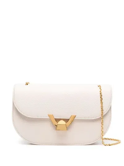 Coccinelle Medium  Dew Shoulder Bag In White