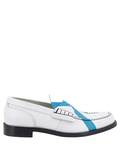 College Loafers In White