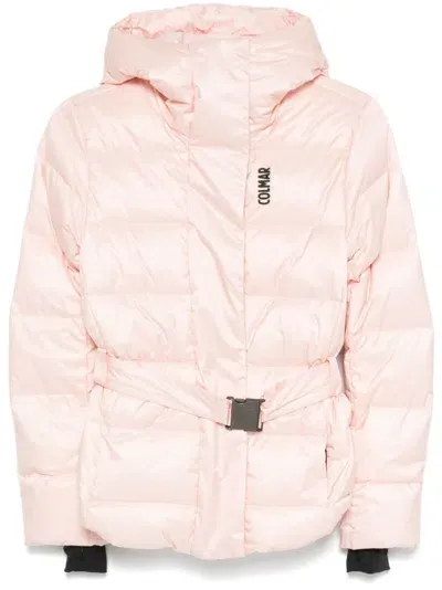 Colmar Belted Ski Jacket In Pink