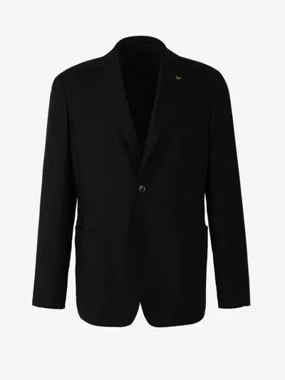 Colombo Ultralight Cashmere Blazer In Black