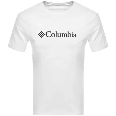 Columbia Basic Logo T Shirt White