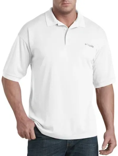 Columbia Performance Perfect Cast Polo Shirt In White