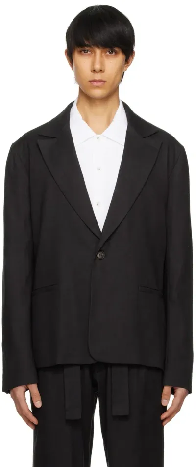 Commas Black Classic Blazer