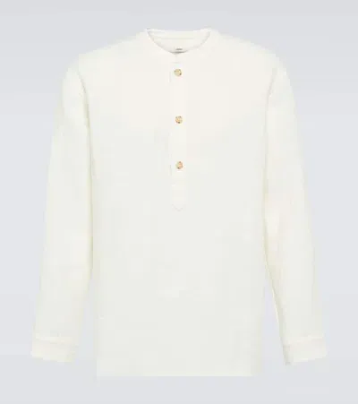 Commas Linen Shirt In White