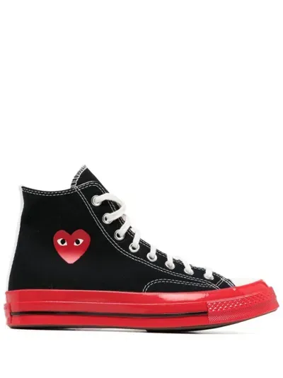 Comme Des Garçons Comme Des Garcons X Cdg Play Converse High-top Sneaker In Black