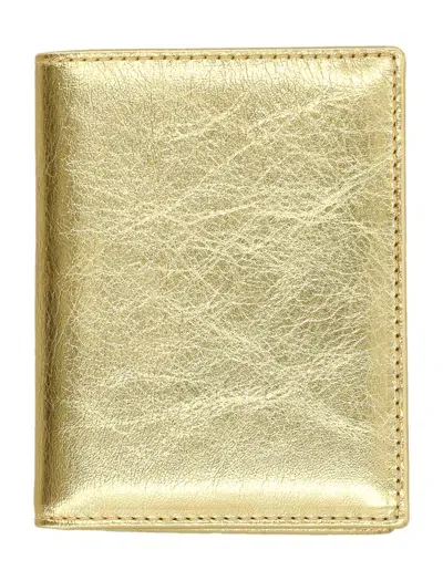 Comme Des Garçons Cardholder In Gold