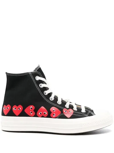 Comme Des Garçons Comme Des Garcons Chuck Taylor High Top Sneakers In Black