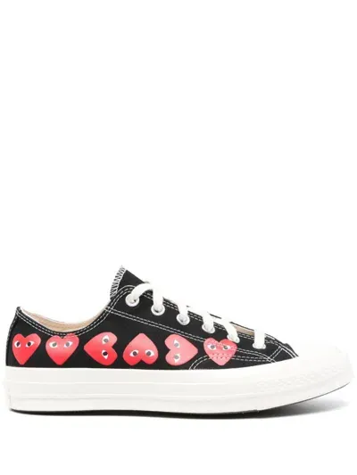 Comme Des Garçons Sneakers With Logo In Black