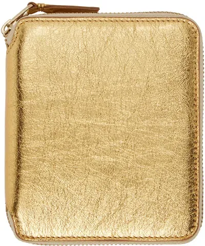 Comme Des Garçons Gold Leather Wallet