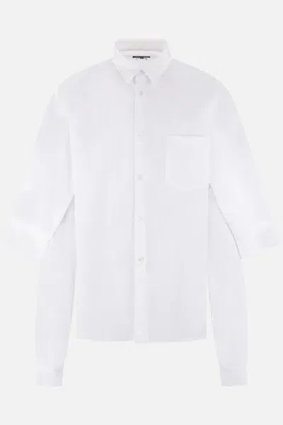 Comme Des Garçons Homme Deux Comme Des Garcons Homme Plus Shirts In White