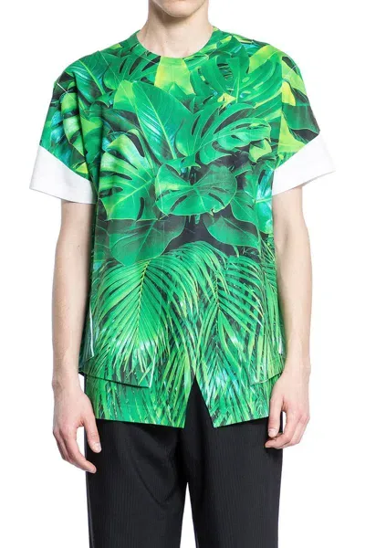 Comme Des Garçons Homme Deux Comme Des Garçons Homme Plus Short Sleeves In Green