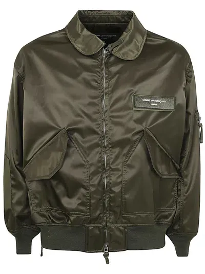 Comme Des Garçons Homme Deux Man Jacket In Green