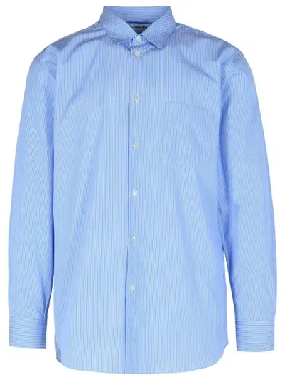 Comme Des Garçons Light Blue Cotton Shirt