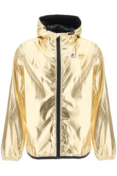 Comme Des Garçons Play K-way Jacket In Gold