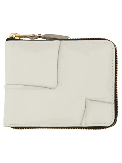 Comme Des Garçons Reversed Herm Wallet In White