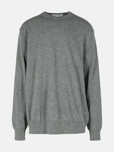 Comme Des Garçons Shirt Grey Wool Sweater