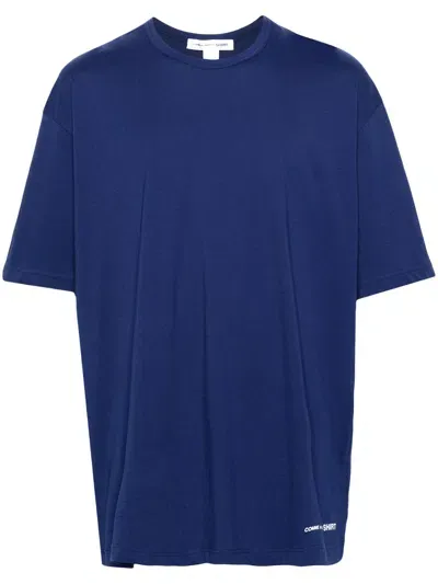 Comme Des Garçons Shirt Mens T Shirt Knit In Blue