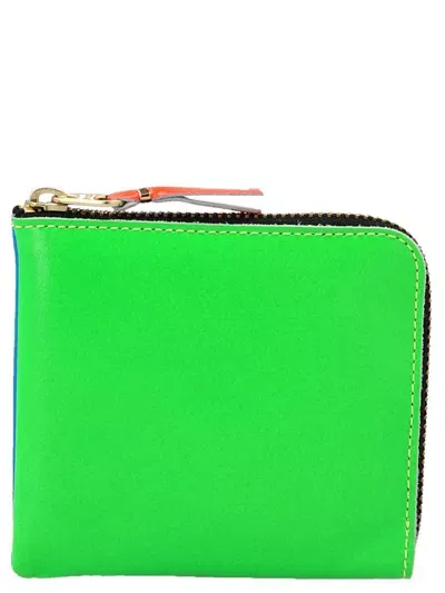 Comme Des Garçons 'super Fluo' Wallet In Multicolor