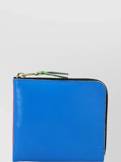 Comme Des Garçons Colour-block Wallet In Orange