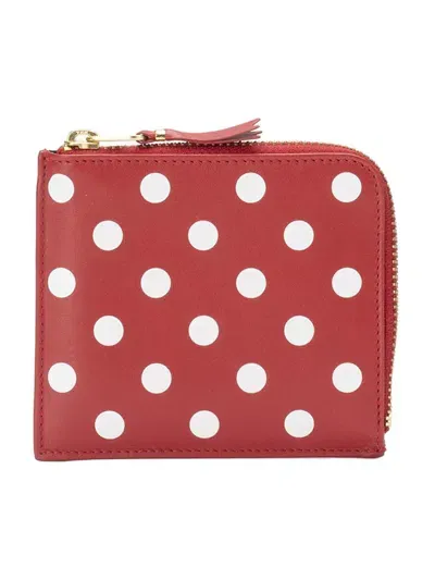 Comme Des Garçons Wallet Accessories In Red