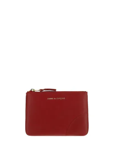 Comme Des Garçons Coin Purse In Red