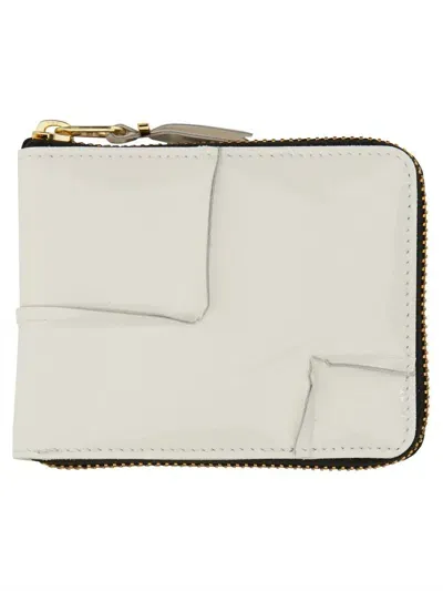 Comme Des Garçons Zipped Wallet Unisex In White