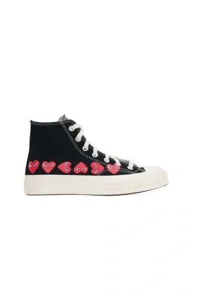 Comme Des Garçons Play X Converse Comme Des Garcons Play Converse Sneakers In Black