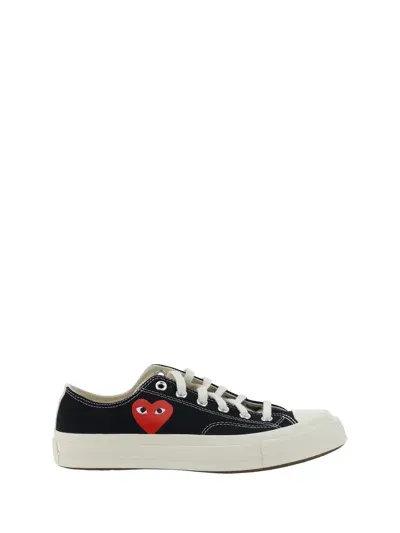 Comme Des Garçons Play X Converse Comme Des Garcons Play X Converse Sneakers In Black