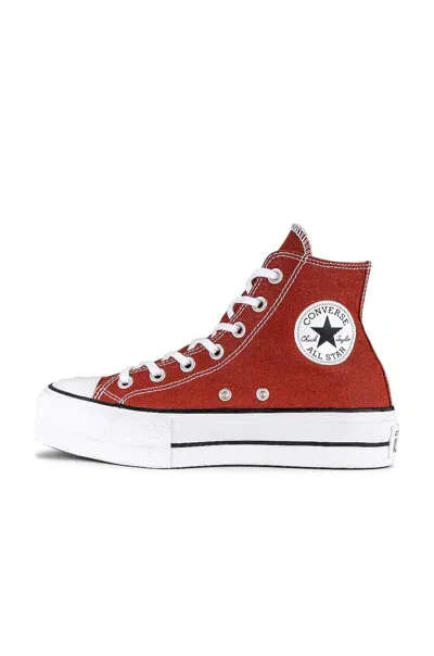 Converse Chuck Taylor All Star Lift Platform Sneaker In Red