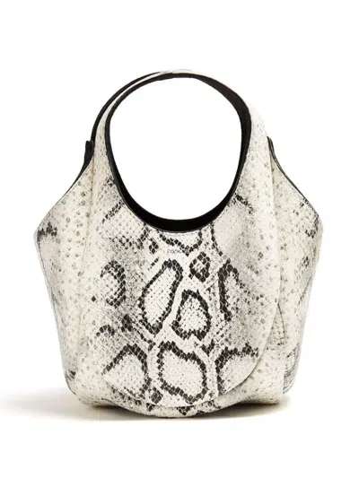 Coperni Mini Swipe Bucket Bag In White