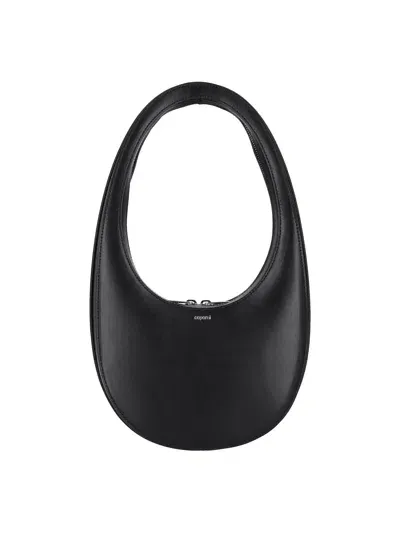 Coperni Swipe Shoulder Bag In Black