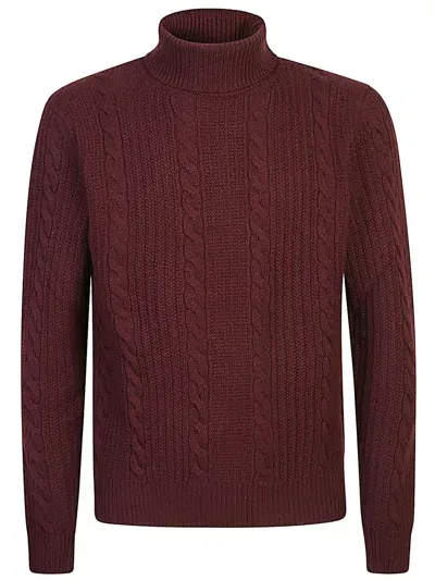 Corneliani Sweaters In Red