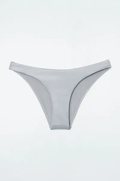 Cos Brazilian Bikini Bottoms In Gray