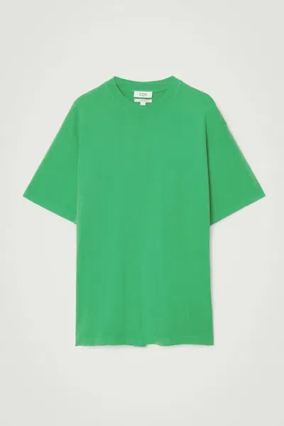 Cos The Super Slouch T-shirt In Green