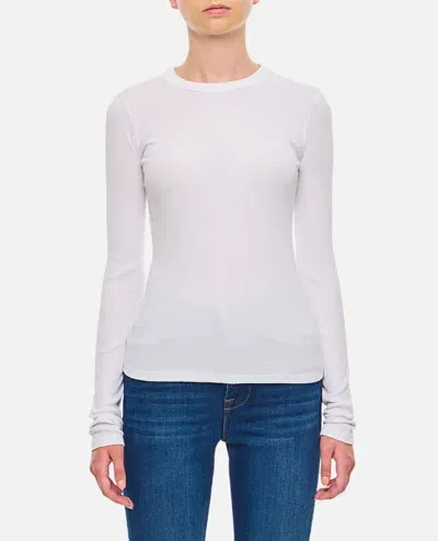 Cotton Citizen The Verona Long Sleeve T-shirt In White