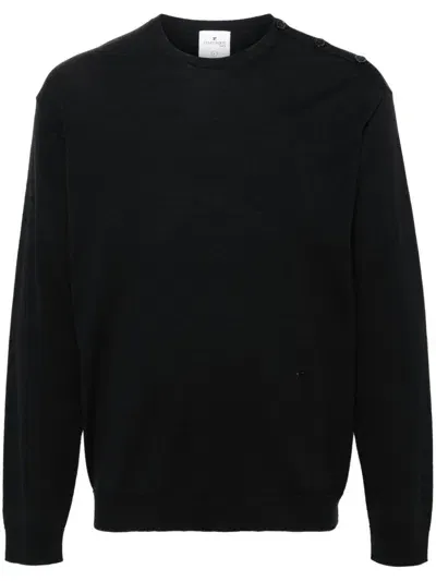 Courrèges Black Cotton Sweatshirt