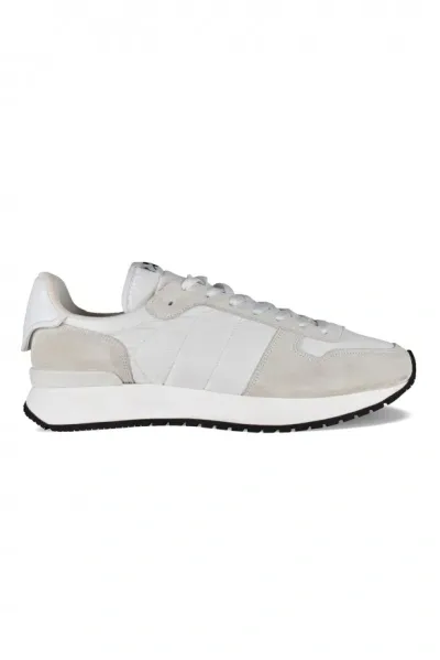 Courrèges Bi-material Sneakers In White