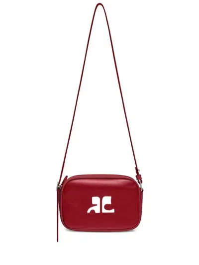 Courrèges Reedition Camera Bag In Red