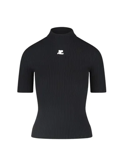 Courrèges Sweaters In Black