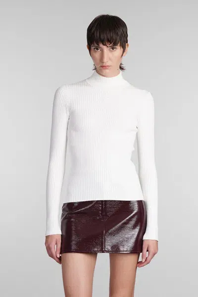 Courrèges Knit Top In White