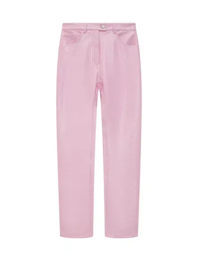 Courrèges Vinyl Pants In Pink