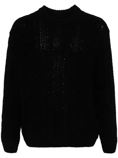 C.p. Company 3d-knit Sweater In Black