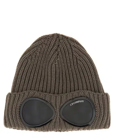 C.p. Company Beanie In Brown