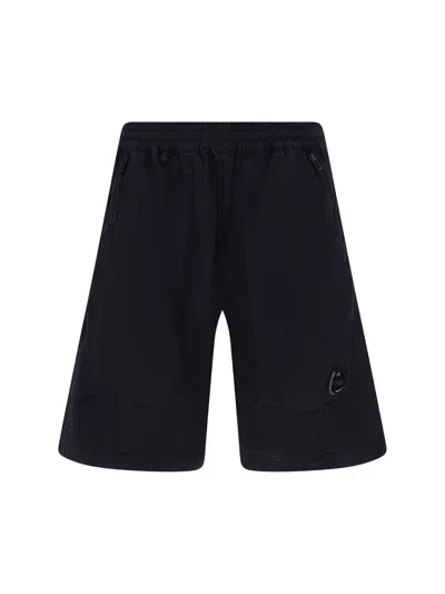 C.p. Company Bermuda Shorts In Blue