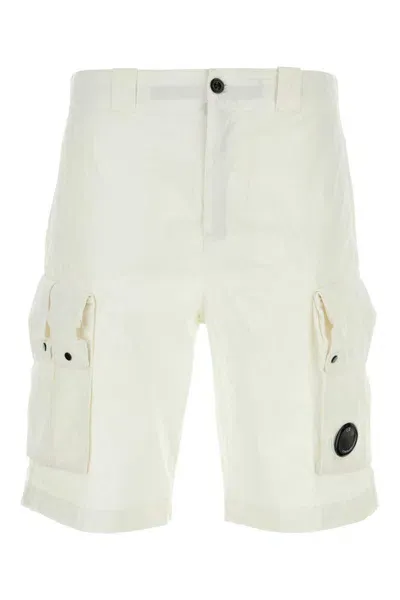 C.p. Company Bermuda In White