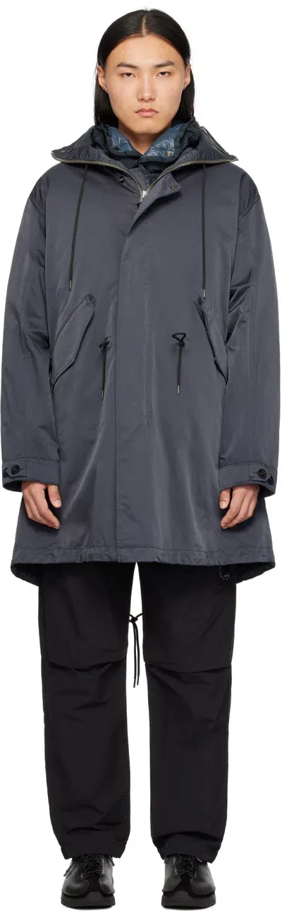 C.p. Company C. P. Company Micro Kei Explorer Parka Coat In Black Sand995